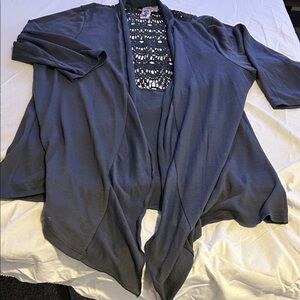 L8teR Charcoal Women's Cardigan